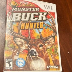 Cabela's Monster Buck Hunter Wii Game with Vibrant Cover Art